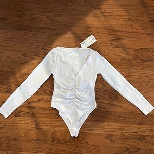 White Zara bodysuit